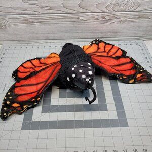 Folkmanis Monarch‎ Butterfly Life Cycle Reversible Hand Puppet Plush Caterpillar